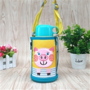 TIGER虎牌 MBR-B06G 两用保温杯 小猪款 0.6L
