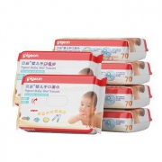 pigeon 贝亲 PL192  婴儿手口湿巾  70片装 6包 *3件 +凑单品