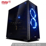 宁美国度 N5E-776F 台式机 (i7/Z370/GTX1060/240G/水冷散热)