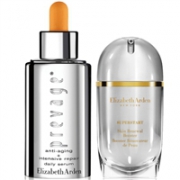 Elizabeth Arden雅顿Prevage橘灿精华+小银蛋奇肌赋活精华液套装