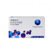 库博 佰视明非球面硅水凝胶隐形眼镜月抛3片装