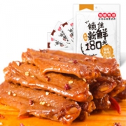 绝味湖南特产 黑鸭甜辣鸭翅200g *8件