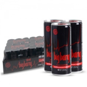 荷兰原装进口 bigbang 瓜拉纳复合果味饮料 250ml*6罐 比红牛效果好