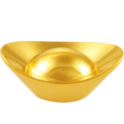 菜百首饰  Au9999黄金投资金元宝20g