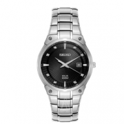 SEIKO 精工 Diamond SNE429 男士太阳能腕表