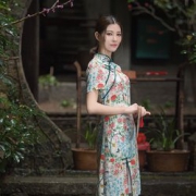 赠送运费险！茉希 民族风棉绸修身连衣裙  98元