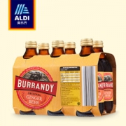 开车可以喝酒啦 澳洲进口 ALDI 姜汁啤酒 375ml*6罐 0°酒精