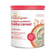 happy baby 禧贝 有机婴儿燕麦米粉 2段 198g  *9件