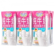 德国进口 萨克森 部分脱脂纯牛奶 200mL*12盒