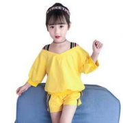听海 女童夏装两件套