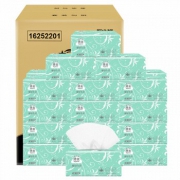 Hygienix洁云 抽纸雅致生活系列 3层100抽*27包 *6件