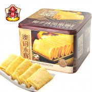 澳门永辉 手信鸡蛋卷铁盒装 338g