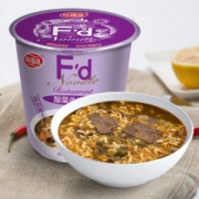 海福盛 方便面 酸菜牛肉面 杯装72g *34件