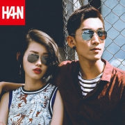 汉代 HAN 情侣款 炫彩偏光太阳镜 100%防UV防偏光