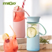 MIGO 时尚 便携玻璃杯 400ml