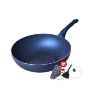 Ravelli 圆底健康不沾锅 00IRAV19-1170-30I 蓝色 30cm