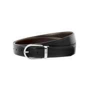 万宝龙（MontBlanc）  男士针扣式双面皮带