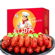 红功夫 麻辣小龙虾4-6钱 净虾500g*4件