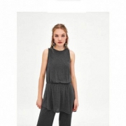 ZARA TRF 00219312818女士无袖T恤