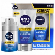 PLUS会员：NIVEA妮维雅 男士活力劲肤露护肤礼盒*4件