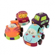 B.Toys 比乐 胶质滑行回力车 新款套装
