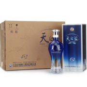 洋河蓝色经典 天之蓝 52度 整箱装白酒 240ml*6瓶（内含3个礼袋）