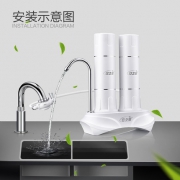 安之星 AZX-JSQ-12 双出水台式厨房净水器