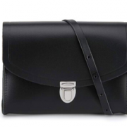 剑桥包 Cambridge satchel 肩斜跨包 pushlock系列中号黑色PLKMD1001BNH10101