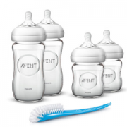AVENT 新安怡 SCD291/06 宽口径自然系列 玻璃奶瓶新生儿套装 179元包邮