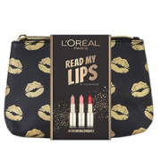 L'Oreal Paris 欧莱雅 Read My Lips 口红套装3支装 到手124元