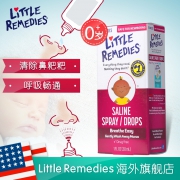 4.9分！0添加！Little Remedies 婴幼儿盐水滴鼻剂30ml