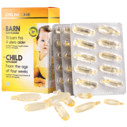 Lifeline Care 婴儿鱼油DHA软胶囊30粒 挪威进口