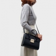 Furla 芙拉 METROPOLIS系列 单肩手提包 黑色