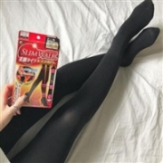 降价！SLIM WALK 美脚瘦腿 发热袜 黑色升级版 M-L码