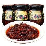 皇城货郎 鲜辣牛肉拌饭酱 190g*3瓶