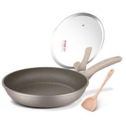 COOKER KING 炊大皇 平底锅28cm 浅咖色 *2件