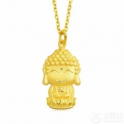 Prime Day，周生生 黄金足金 本命佛阿弥陀佛吊坠2.29g