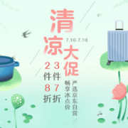 促销活动：京东 网易严选 清凉大促