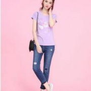 JEANSWEST 真维斯 7 2-288508 女士牛仔裤 *2件
