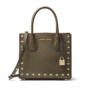 MICHAEL KORS 迈克·科尔斯 mercer 30F7GZ4M2Y 女士铆钉手提包