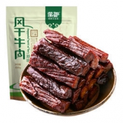 内蒙古蒙都 休闲零食 清真手撕风干牛肉干 原味 488g