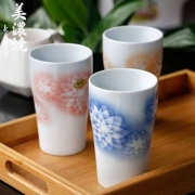 日本进口 ，Mino Yaki 美浓烧 家用陶瓷马克杯*3个