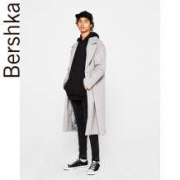 Bershka 巴适卡 06557111812 男士中长款大衣