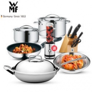 WMF 福腾宝 锅具套装 送奶昔机