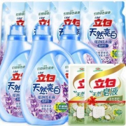 Liby 立白 天然亮白洗衣液 22斤 （2kg*3瓶+1kg*4袋+500g*2袋皂液）