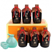 女儿红 绍兴黄酒 六年陈花雕酒 500ml*6瓶