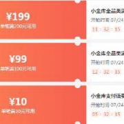 京东 小金库全品类券/支付券/话费券