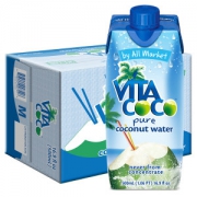 唯他可可 Vita coco 马来进口椰子水 330ml*6瓶 0脂肪0胆固醇