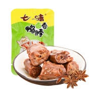 湖南小吃 七未 卤香/香辣鸭脖 1斤/件