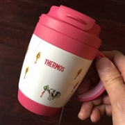Thermos膳魔师JCV-270 RS真空断热不锈钢保温杯 办公杯 270ml  粉色